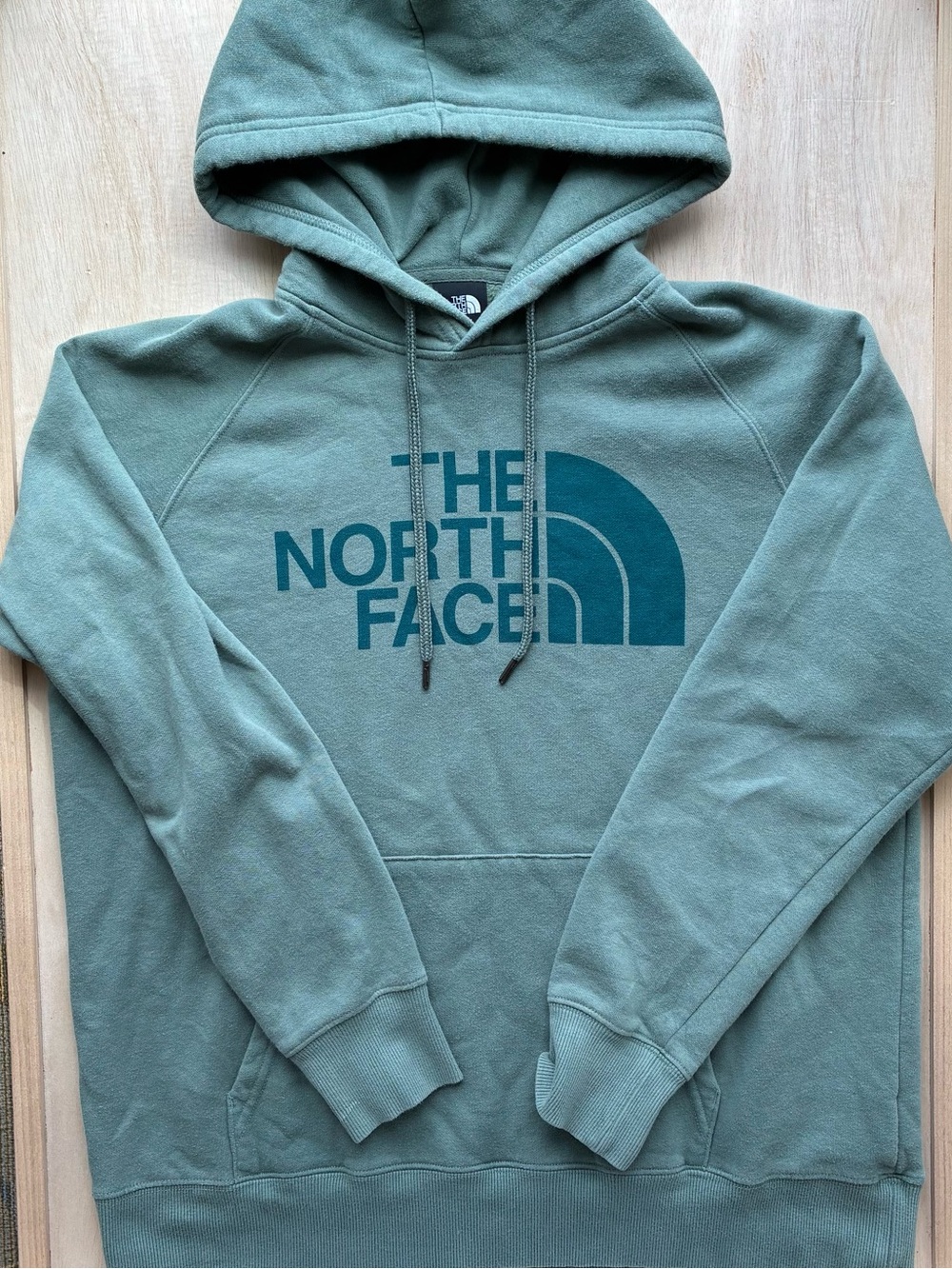 The North Face Women's Pullover Fleece Hoodie Size Large Logo
Olive Green